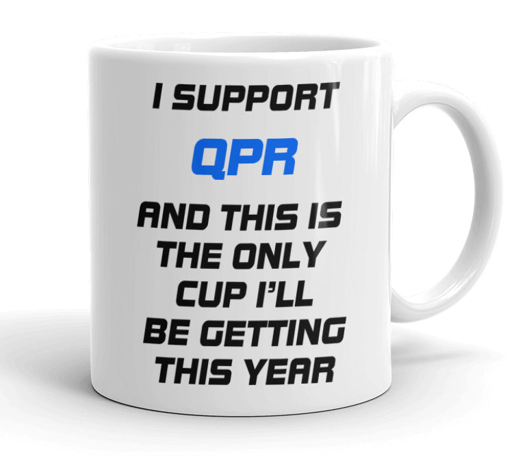 VIROSA Funny Football Mug – “Only Cup I’ll Be Getting” – Gift for Fans of 71 Football Clubs (11oz)