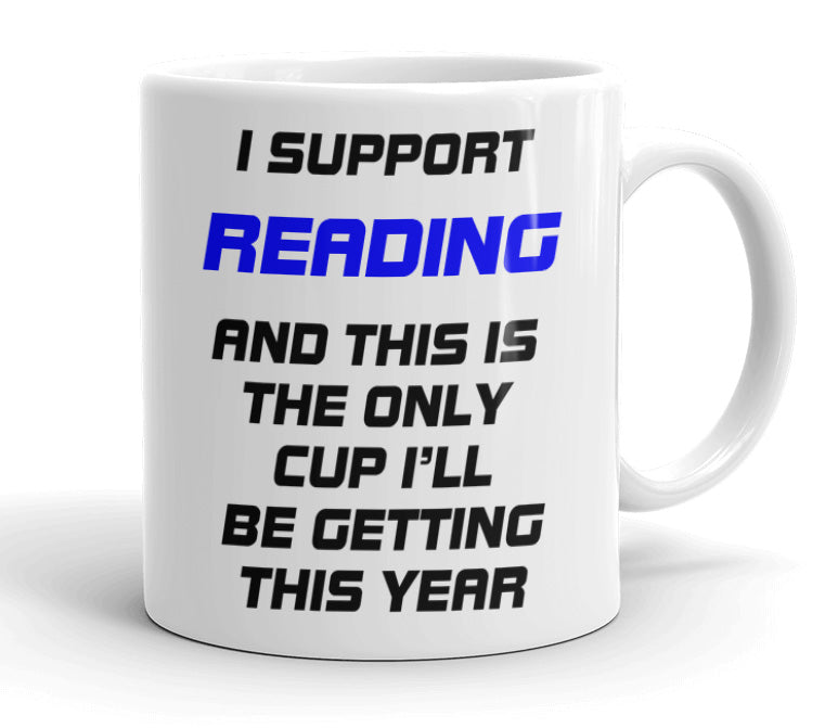 VIROSA Funny Football Mug – “Only Cup I’ll Be Getting” – Gift for Fans of 71 Football Clubs (11oz)