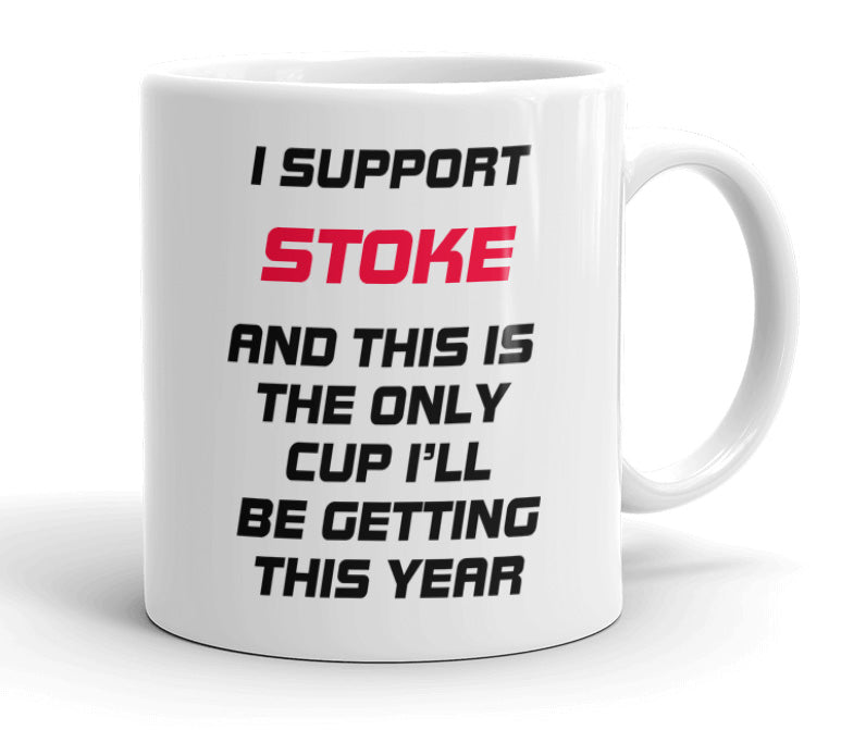VIROSA Funny Football Mug – “Only Cup I’ll Be Getting” – Gift for Fans of 71 Football Clubs (11oz)