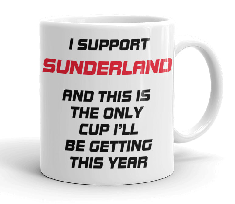 VIROSA Funny Football Mug – “Only Cup I’ll Be Getting” – Gift for Fans of 71 Football Clubs (11oz)