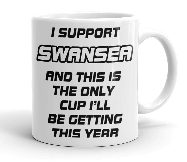 VIROSA Funny Football Mug – “Only Cup I’ll Be Getting” – Gift for Fans of 71 Football Clubs (11oz)