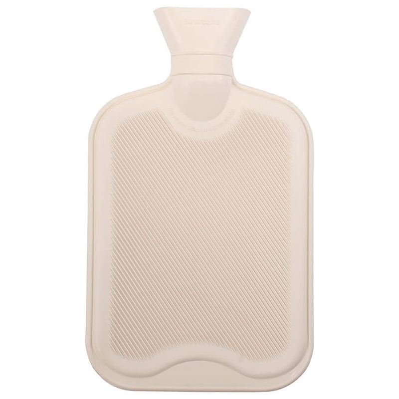 Hot Water Bottle with Cozy Royal Blue Fluffy Cover | Best for Relief from Back, Neck, and Leg Muscle Pain and Cramps