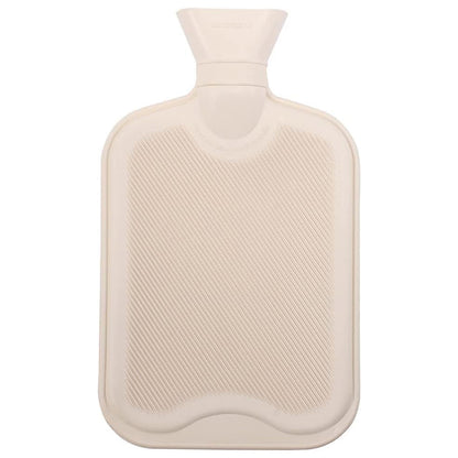 Hot Water Bottle with Cozy Royal Blue Fluffy Cover | Best for Relief from Back, Neck, and Leg Muscle Pain and Cramps