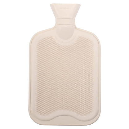 Premium Cozy Fluffy Hot Water Bottle | Large 2L Capacity | Relief from Pain & Cramps (Cream)
