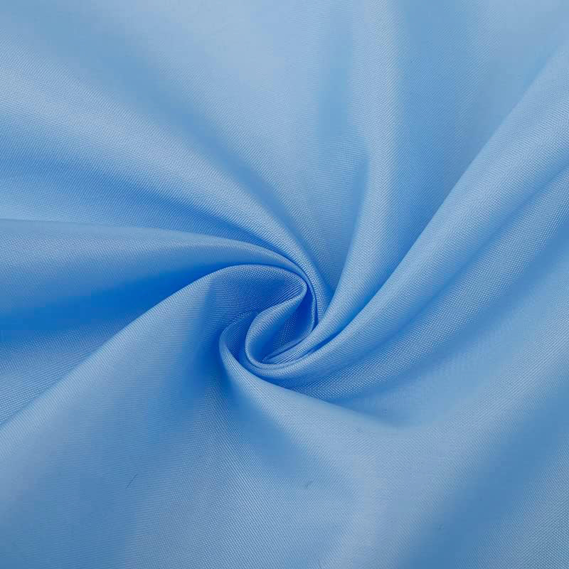 Light Blue Shower Curtain - Anti-Mould, Mildew Resistant, Water Repellent Polyester Fabric