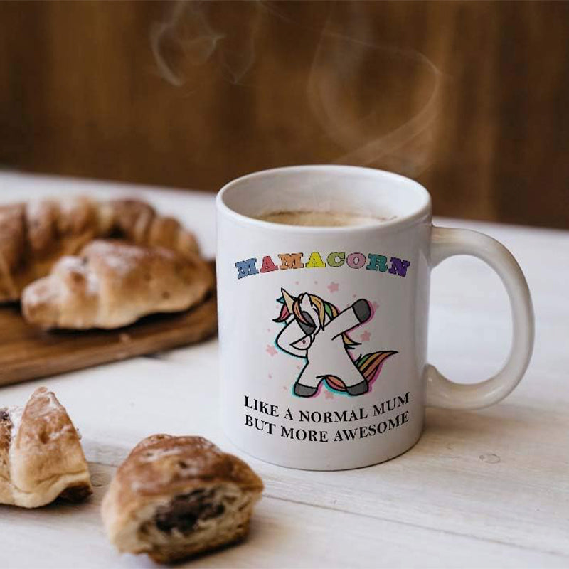 Mamacorn Mug: Like a Normal Mom, But More Awesome - Perfect Gift for Mother's Day