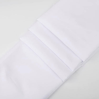 White Shower Curtain - Anti-Mould, Mildew Resistant (71 x 71 Inch) Water Repellent Polyester