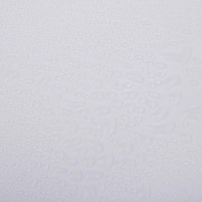 White Shower Curtain - Anti-Mould, Mildew Resistant (71 x 71 Inch) Water Repellent Polyester