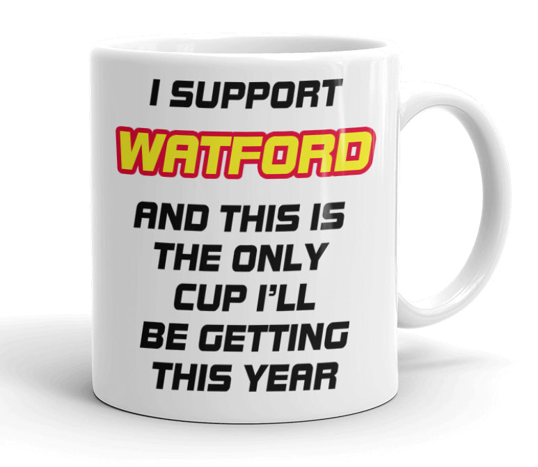 VIROSA Funny Football Mug – “Only Cup I’ll Be Getting” – Gift for Fans of 71 Football Clubs (11oz)