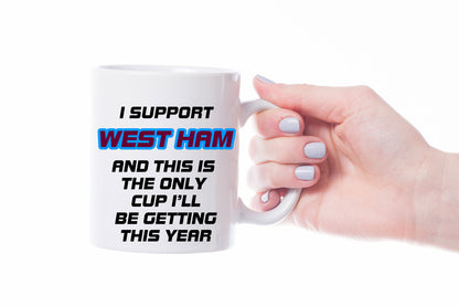 VIROSA Funny west Ham FC Mug – Gift for Dad, Friend, Colleague