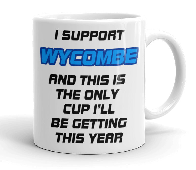 VIROSA Funny Football Mug – “Only Cup I’ll Be Getting” – Gift for Fans of 71 Football Clubs (11oz)
