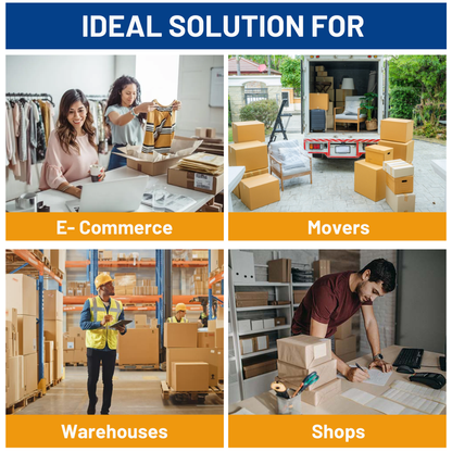 Fragile Printed Tape: Packing & Moving Essentials (48mm x 66m)