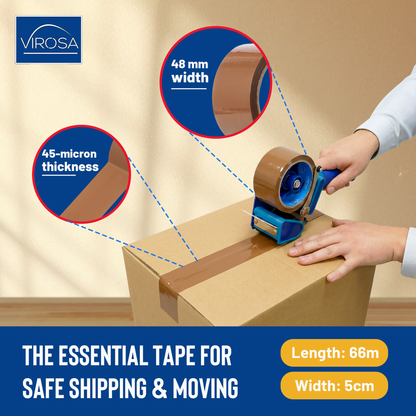 Brown Packing Tapes - 48mm x 66m