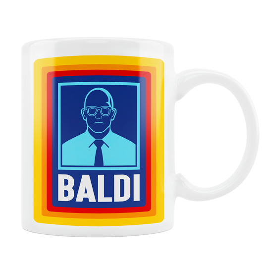 Baldi Funny Novelty Coffee Mug – The Perfect Gift for Bald Men & Dads