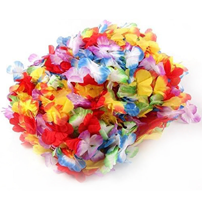 12 Pieces Hawaiian Lei Flower Lei Luau Garland For Tropical Party Hen do Special Occasion Decorations