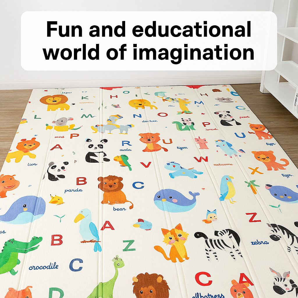 VIROSA Foldable Play Mat for Babies & Toddlers