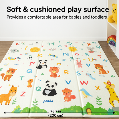 VIROSA Foldable Play Mat for Babies & Toddlers