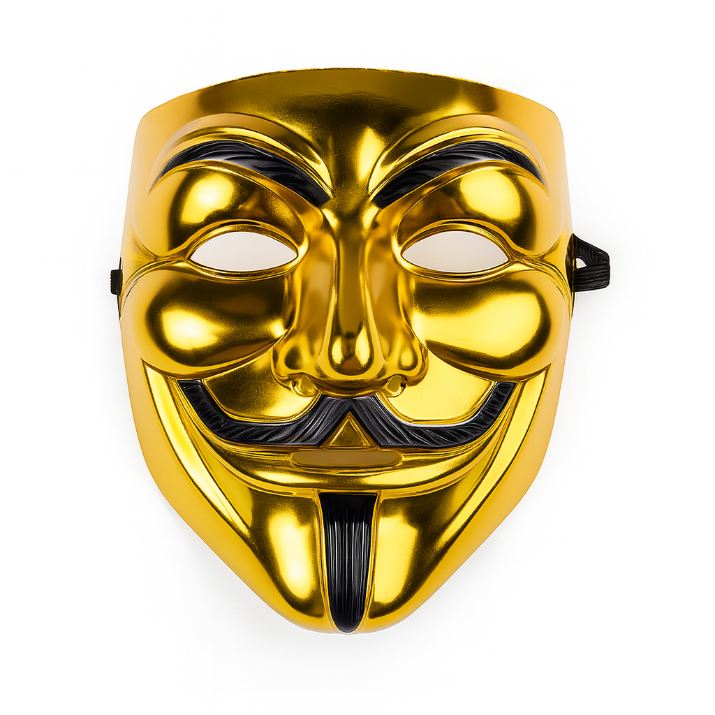 VIROSA Anonymous V for Vendetta Mask Set – Halloween & World Book Week Costume Kit for Adults & Teens