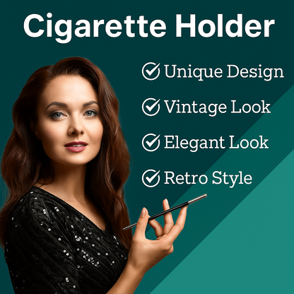 VIROSA 1920s Flapper Costume Set for Women – Gatsby 5-Piece Kit with Feather Headband, Satin Gloves, Pearl Necklace, Earrings & Cigarette Holder – Charleston Fancy Dress Outfit