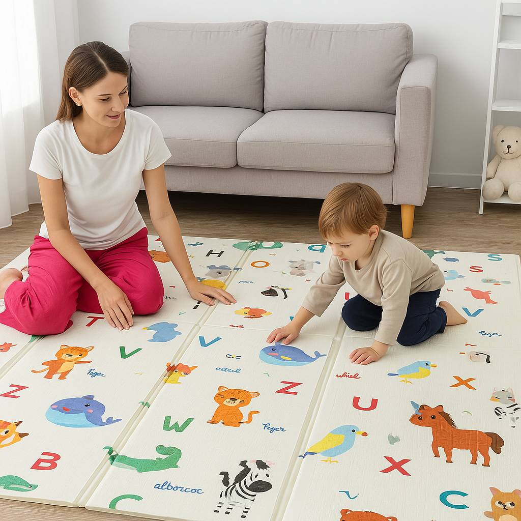 VIROSA Foldable Play Mat for Babies & Toddlers