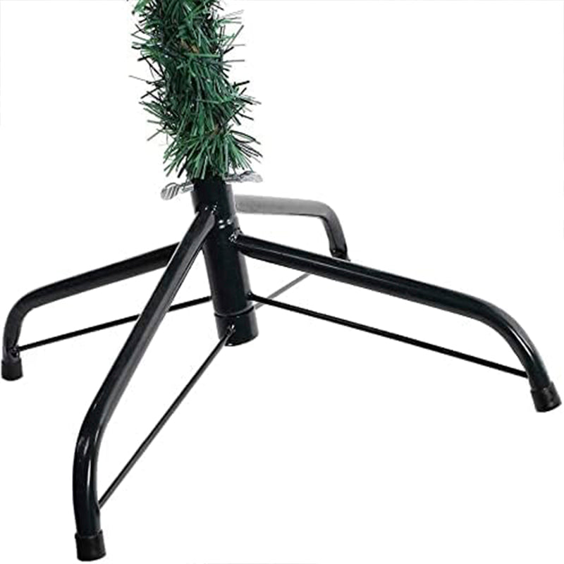 Green Artificial Christmas Tree with 430 Virgin PVC Tips | Includes Strong Metal Stand (5 Ft)